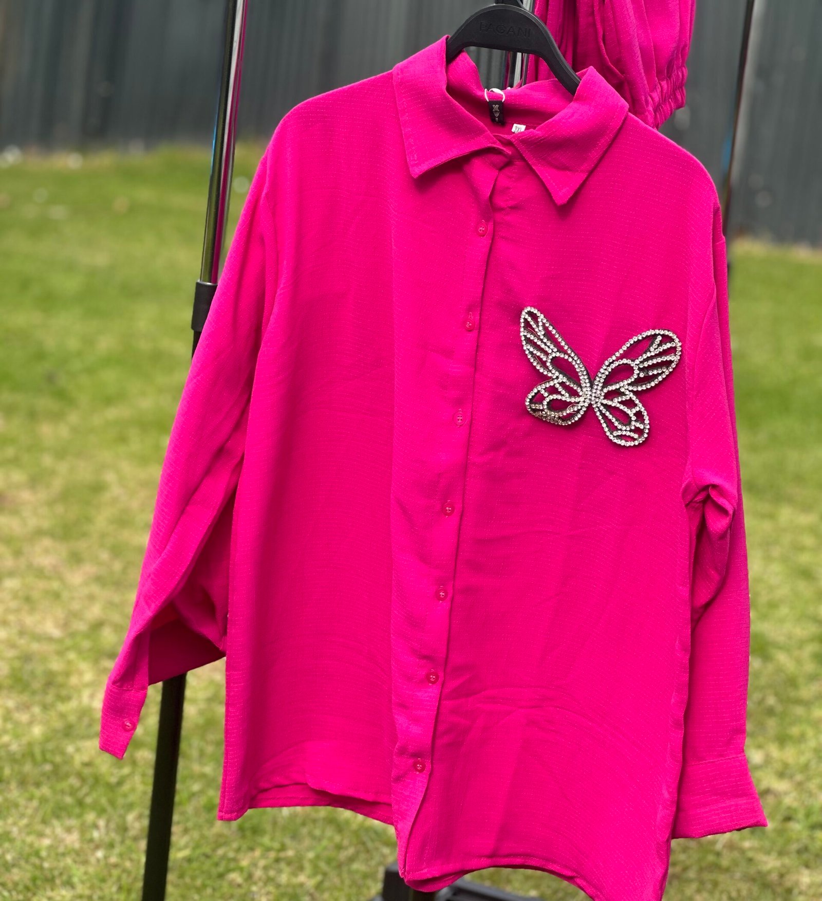 Butterfly cord set 3XL Majenta