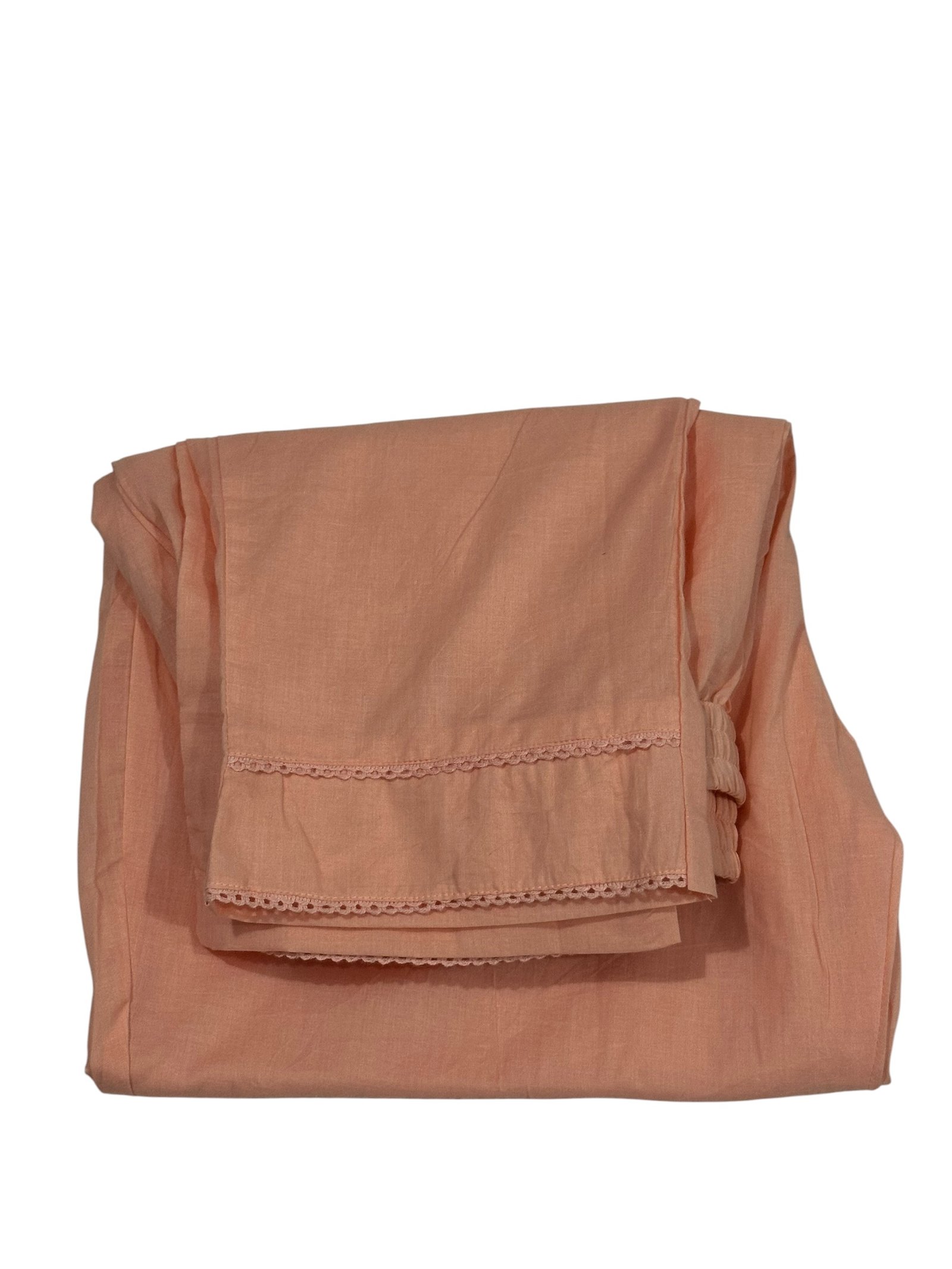 Peach Embroidered Kurti, Pant & Dupatta - Image 5